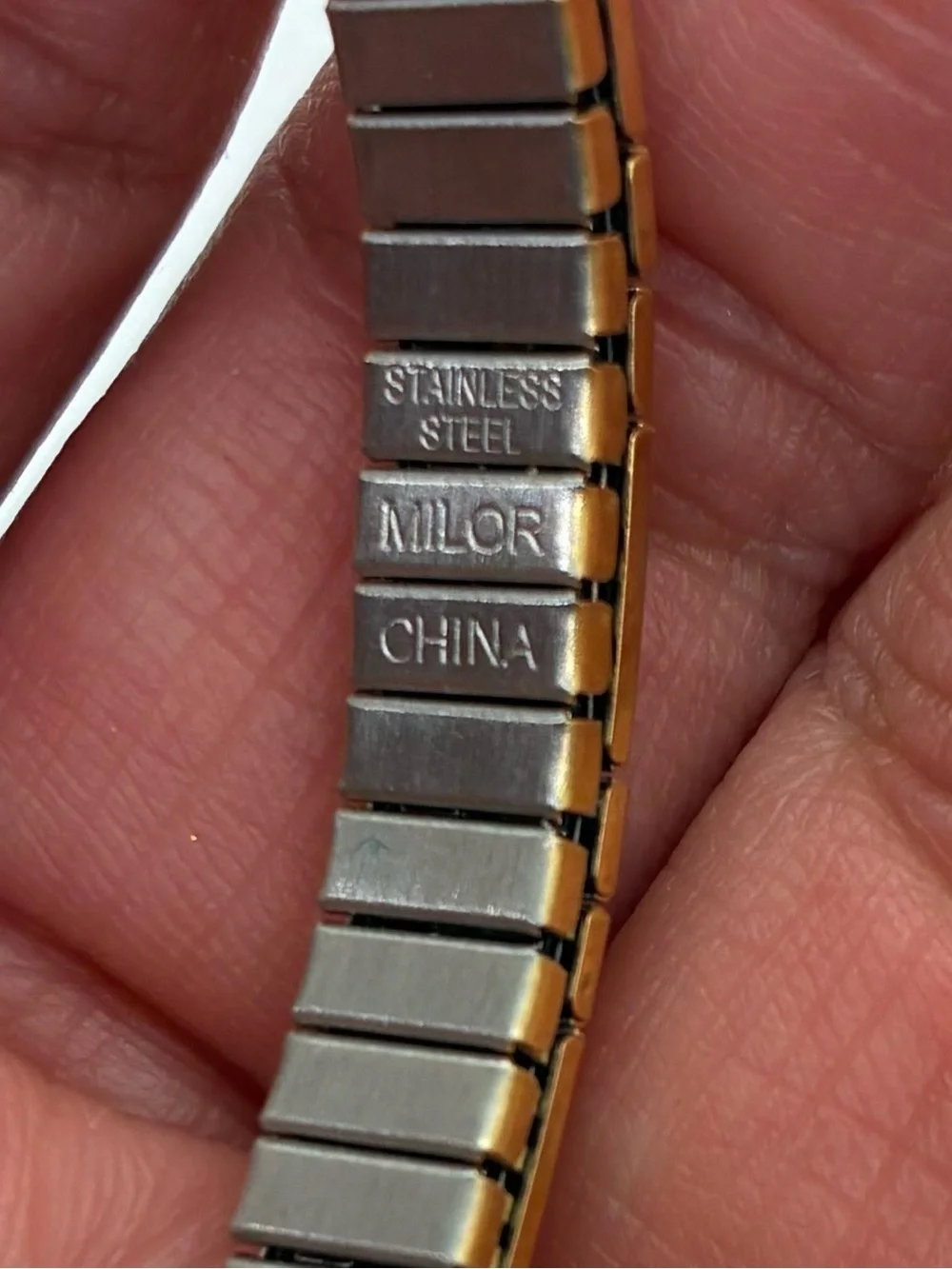 Milor Stainless Steel Bracelet in Gold tone